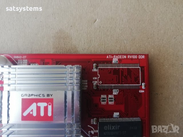 Видео карта ATi Radeon Manli 7000 32MB DDR 64bit AGP, снимка 6 - Видеокарти - 37253455