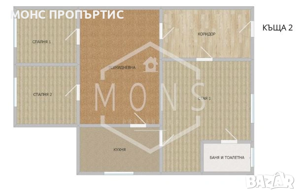 Многофамилен имот с две къщи и самостоятелна трета сграда в гр. Севлиево, обл. Габрово., снимка 15 - Къщи - 54055368