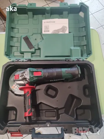 Ъглошлайф PARKSIDE® PWSA 20-Li F4, 20 V 3Г. ГАРАНЦИЯ, снимка 9 - Други инструменти - 50211007