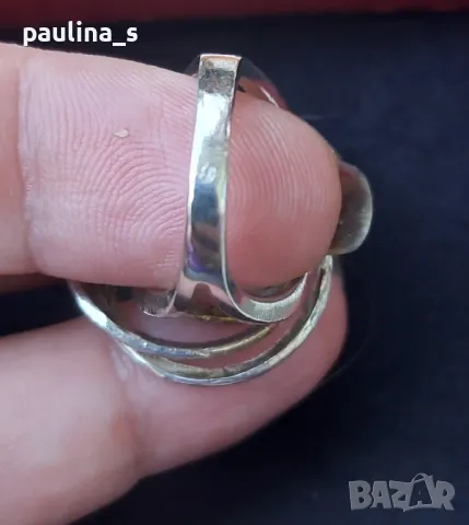 Четири броя / Винтидж / Масивен сребърен пръстен / проба 925 и Житен клас , снимка 9 - Пръстени - 29393534