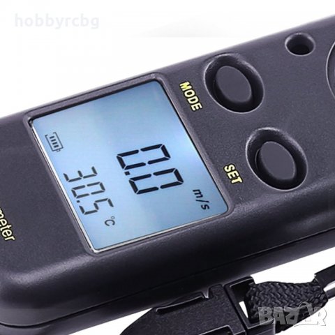 Цифров анемометър термометър с компактни размери, снимка 11 - Други инструменти - 21807784