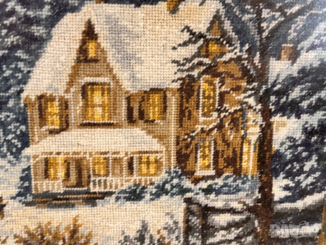 Гоблен "Зимно вълшебство", снимка 7 - Гоблени - 54188040