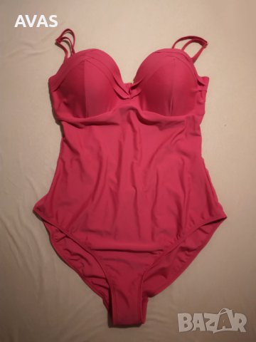 Нов цял бански Waikiki 44 размер винено червен