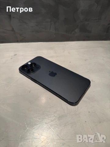 100% battery! КАТО НОВ Iphone 15 Pro Max Blue Titanium, снимка 4 - Apple iPhone - 53287084