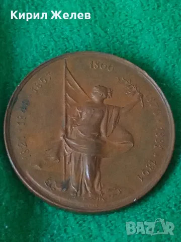 Медал "Йон Братяну" автор Пол Тегле, Берлин края на 19 век 47196, снимка 18 - Антикварни и старинни предмети - 46702018