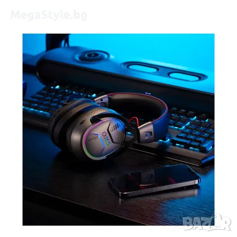 Безжични геймърски слушалки OXS Storm G2, 7.1 виртуален съраунд звук, 3 режима на еквалайзер, снимка 9 - Bluetooth слушалки - 55748191