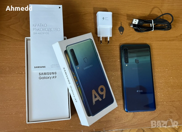 Samsung Galaxy A9 (2018) Dual SIM, 128GB, 6GB RAM, Lemonade Blue, снимка 7 - Samsung - 51641144