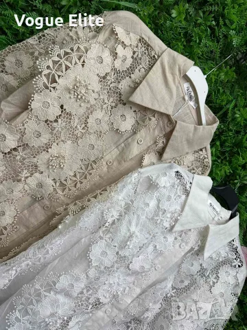 дамска риза с дантела , снимка 2 - Ризи - 56226802