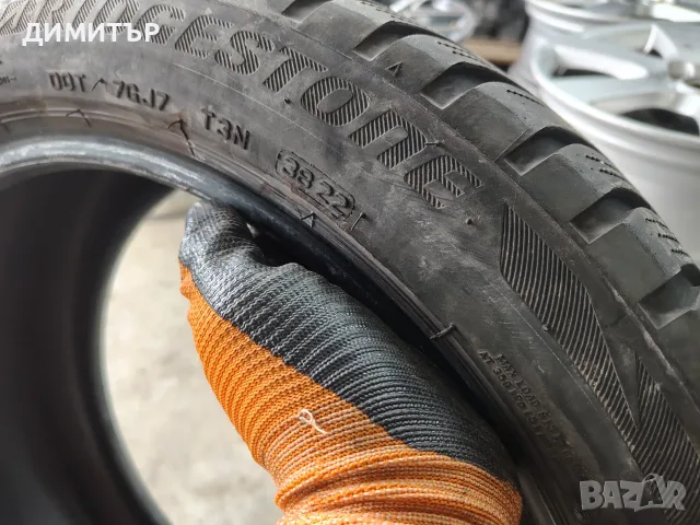 4бр.зимни гуми BRIDGESTONE 225 45 18 DOT22 цена за брой, снимка 8 - Гуми и джанти - 55791500