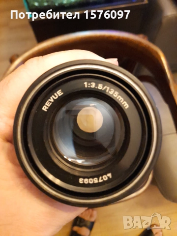 Ръчно фокусен обектив Revue 1:3,5/135mm  (Enna München Tele-Ennalyt 135/3.5) на М39 резба