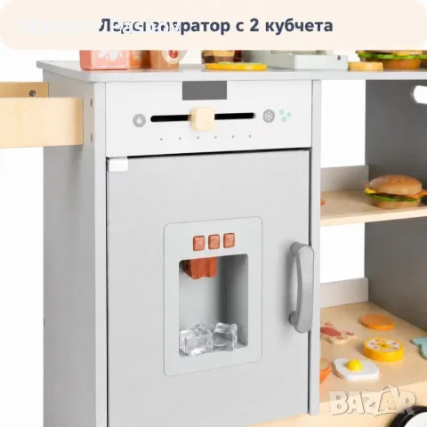 Технически характеристики:• Размери: 105 × 73 × 31 см• Материал: MDF, шперплат, хартия и екологична , снимка 2 - Други - 55768925