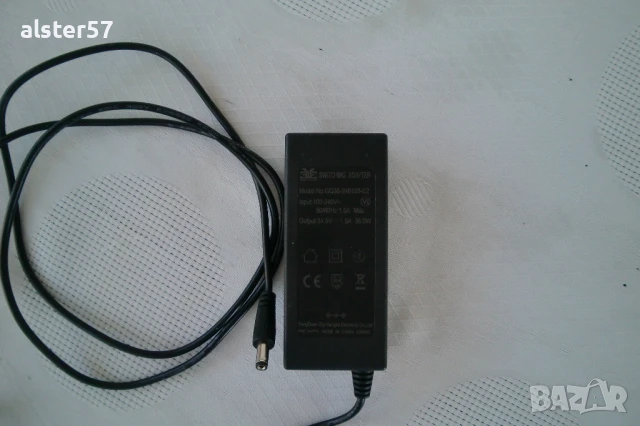 Адаптер 24V-1,5A,mod. GQ36-240150-E2, снимка 3 - Овлажнители и пречистватели за въздух - 50697964