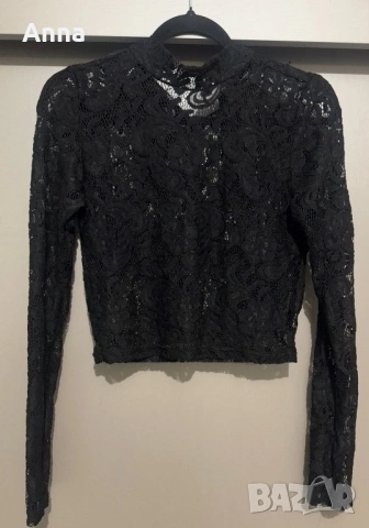 Блуза от гипюр, еластична. Марка: Medicine, размер M., снимка 2 - Блузи с дълъг ръкав и пуловери - 54240169