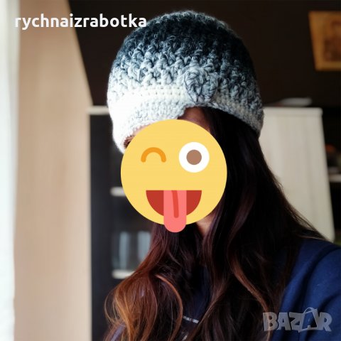 Дамска зимна шапка, снимка 4 - Шапки - 29816311