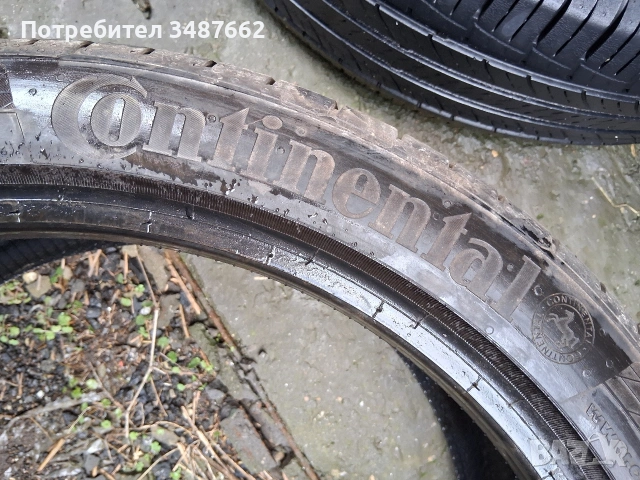 255 35 19 Континентал 2бр летни дот 2022г , снимка 4 - Гуми и джанти - 53296926