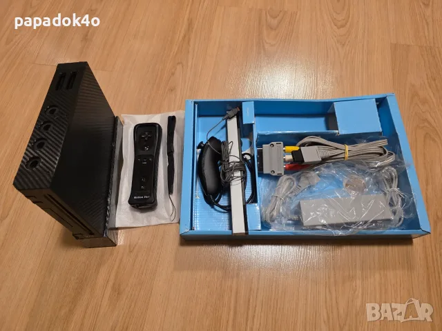 Пълен комплект хакната Wii конзола с 27 игри