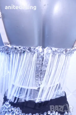 Черно и Бяло- детска рокля за спортни танци., снимка 14 - Рокли - 47368798