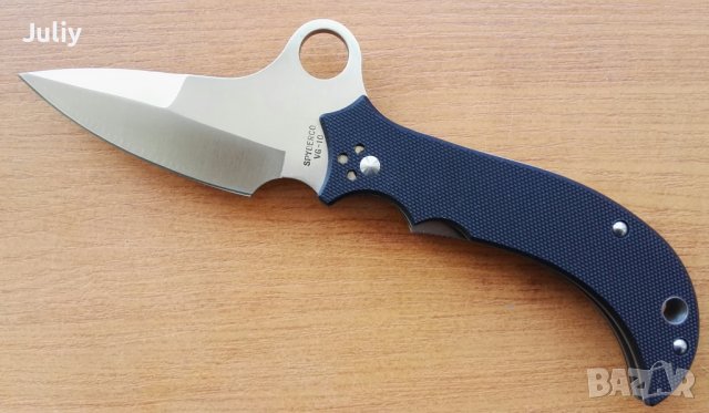 Сгъваем нож Spyderco Jot Singh Khalsa, снимка 2 - Ножове - 36753167