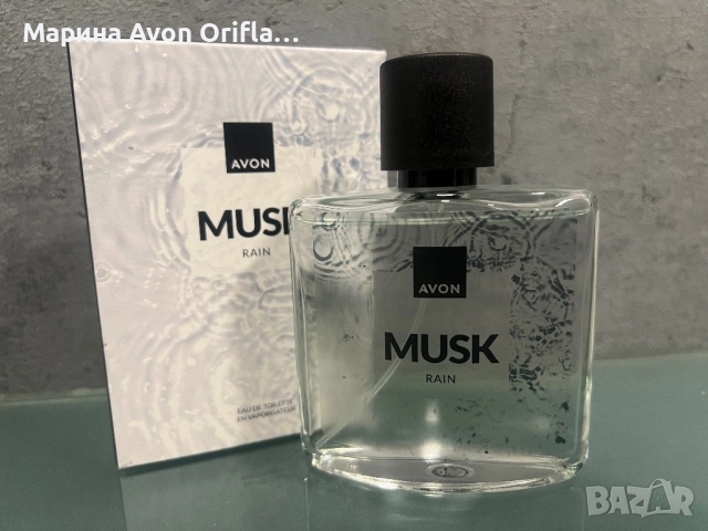 Тоалетна вода Musk Rain Avon, снимка 4 - Мъжки парфюми - 51743476
