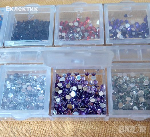 Кристални камъчета — микс, снимка 4 - Продукти за маникюр - 37649168