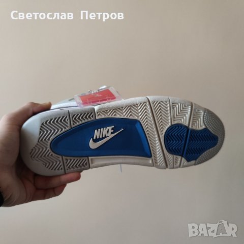 Nike Jordan 4 Military Blue , снимка 5 - Кецове - 36541697