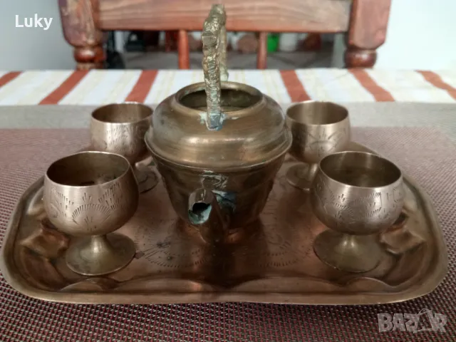 Стилно и красиво,антикварно предложение--Сервиз., снимка 3 - Антикварни и старинни предмети - 49704248