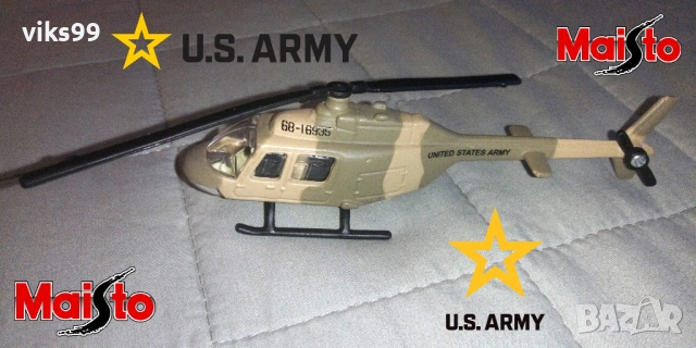 Bell OH-58A KIOWA Military Helicopter Maisto