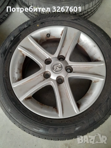 Джанти за  Мазда 16" с гуми 205/55/16 , снимка 5 - Гуми и джанти - 54215734