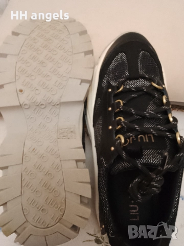 Liu Jo Wave черни сникърси на платформа, снимка 6 - Кецове - 52682655