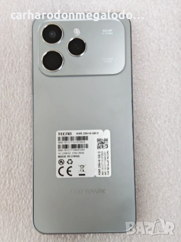 Tecno Spark 40 256GB 8GB RAM  Перфектен Като Нов, снимка 2 - Други - 54306784