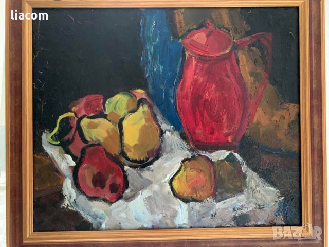 ЕВГЕНИ ЦАНОВ масло/платно натюрморт