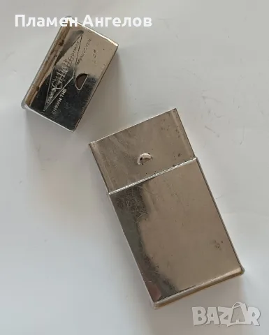 Рядък Антикварен контейнер /кутийка за ножчета Gillette. Сребърно покритие. , снимка 6 - Антикварни и старинни предмети - 55893597