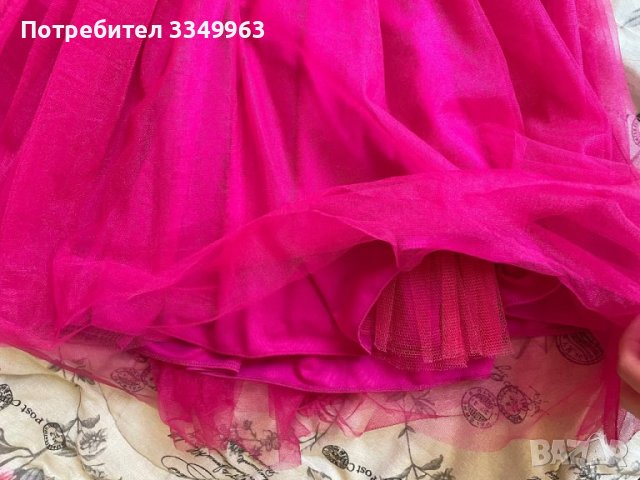 Розова парти рокля , снимка 3 - Рокли - 40564561