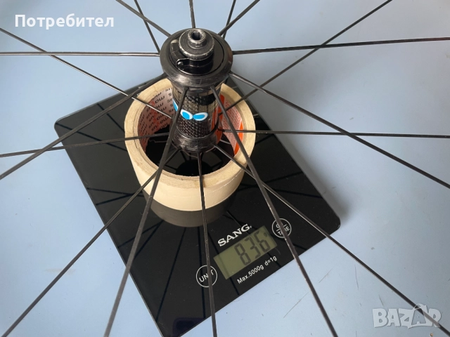 Предна карбонова капла с гума Campagnolo bora ultra 50 tubular , снимка 10 - Части за велосипеди - 52582868