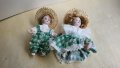 Двойка красиви порцеланови кукли с движещи крайници , снимка 1