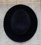 Черна вълнена шапка FEDORA - класическа, 100% вълна, 59 размер, снимка 12