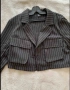 Дамско късо сако XS на райета, снимка 3