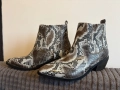Кожени боти със змийски мотиви, снимка 2