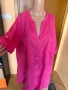 Ленена туника цвят циклама, размер L/XL, снимка 3