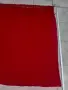 Стар тънък червен вълнен плат за пояси , пояс , носия, снимка 2
