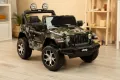 Офроуд акумулаторен автомобил  JEEP RUBICON Камофлаж– 4x4, до 35кг., с дистанционно и LED,, снимка 16