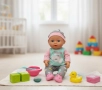 Кукла Baby Doll с аксесоари за хранене – Забавление и грижа за малката мама, снимка 4