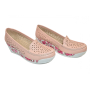 Дамски обувки в розово на платформа , снимка 1 - Дамски ежедневни обувки - 44364231