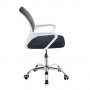 Ергономичен офис стол с мека седалка BZJM-FC-0071WH, снимка 3
