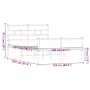 vidaXL Рамка за легло без матрак кафяв дъб 120x200 см инженерно дърво, снимка 9