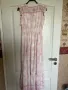 Разкошна дълга  ежедневна елегантна лятна плажна рокля бохо стил 100 % вискоза с акцент пера, снимка 4