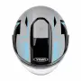 Отворена мото каска YEMA ECE R22.06 с два визьора сиво и синьо, снимка 4