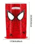 Spiderman Спайдърмен паяжина червени 10 бр торбички за лакомства подарък рожден ден парти, снимка 2