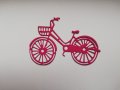 Елемент от хартия велосипед колело скрапбук декорация , снимка 2