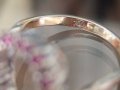 Златен пръстен 18к. 750 подкова рубини, снимка 5